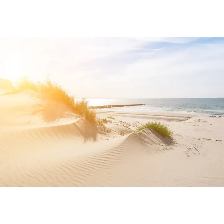 Fototapeta Plaża Morze Wydmy – Nadmorski Krajobraz o Zachodzie Słońca – produkt