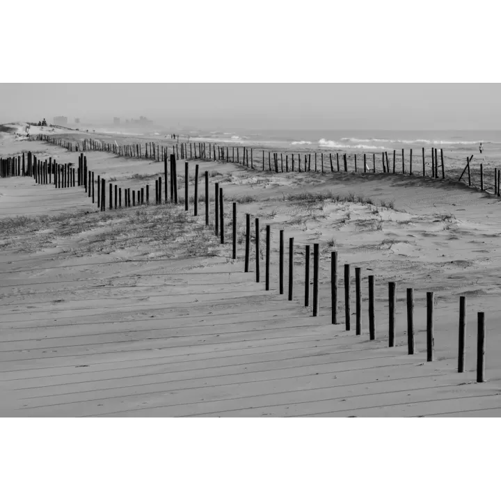 Fototapeta Plaża Morze Wydmy – Nadmorski Krajobraz z Falami i Piaskiem – produkt