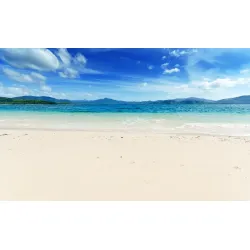 Fototapeta Plaża Morze Piasek – Nadmorski Krajobraz na Wakacje
