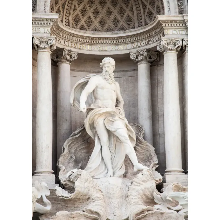 Plakat Fontanna di Trevi – Architektura Barokowego Rzymu – produkt