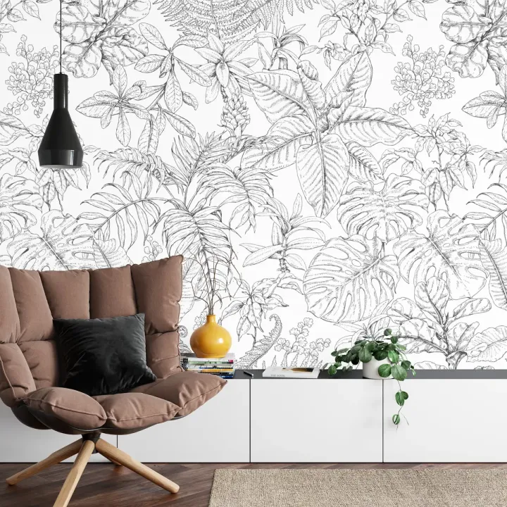 Fototapeta Liście Natura – Tropikalna Roślinność i Egzotyka