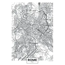 Plakat Mapa Miasta Rzym – Starożytność i Architektura Wiecznego Miasta – produkt