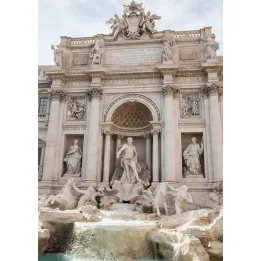 Plakat Fontanna di Trevi – Barokowa Rzeźba w Rzymie – produkt