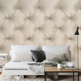 Fototapeta Pikowana Beżowa – Geometryczna Tekstura w Stylu Minimalistycznym