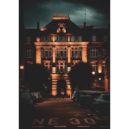 Plakat Oświetlona Architektura – Nocny Krajobraz Rzymu – produkt