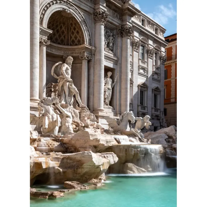 Plakat Fontanna Di Trevi – Barokowa Architektura Rzymu – produkt