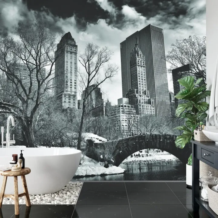 Fototapeta Nowy Jork – Skyline Manhattanu i Most Brookliński