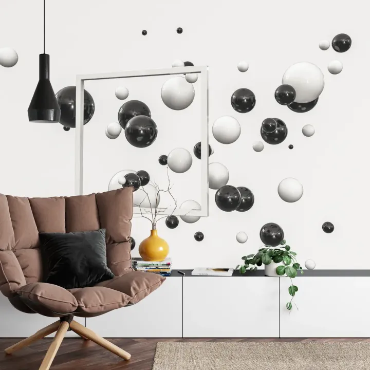 Fototapeta Kule 3D – Abstrakcja Geometryczna i Iluzja Optyczna