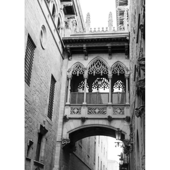 Plakat Barcelona – Dzielnica Gotycka i Architektura Starego Miasta – produkt