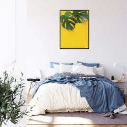 Plakat Wielkie Liście Monstery – Tropikalna Zieleń i Natura