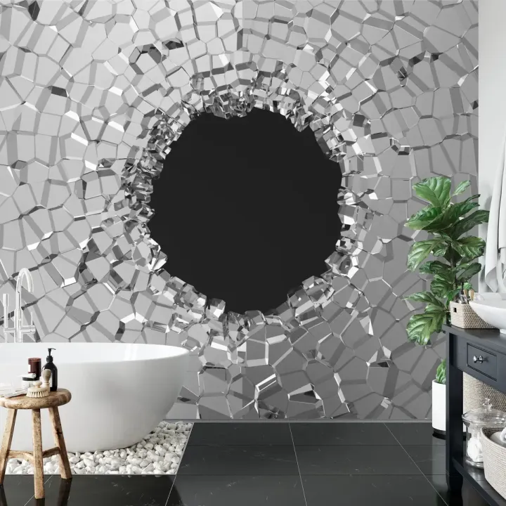 Fototapeta Abstrakcyjny Tunel – Geometryczna Głębia z Efektem 3D