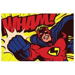 Fototapeta Komiksowy Superbohater – Akcja i Kultura Pop w Stylu Comic Book