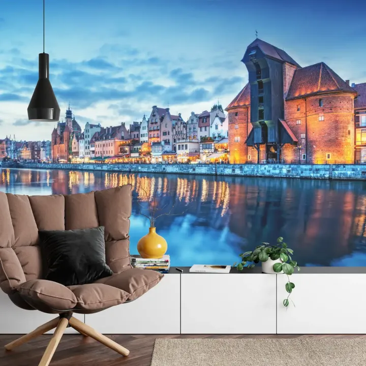 Fototapeta Gdańsk Stare Miasto – Panorama Historycznej Architektury
