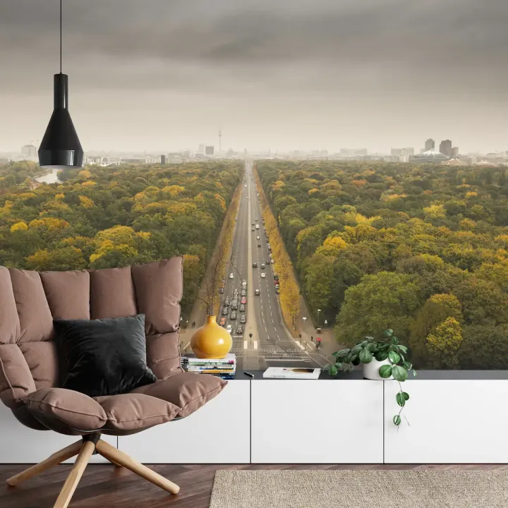 Fototapeta Berlin Z Oddali – Panorama Metropolii z Naturą