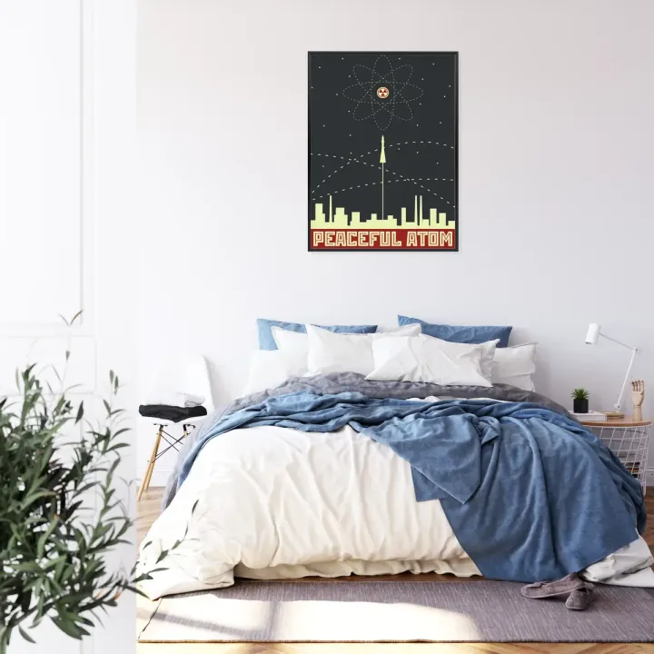 Plakat Kosmos I Napisy W Stylu Retro – Retro Futurystyczny Motyw Kosmiczny
