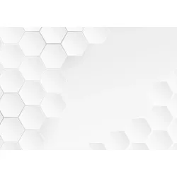 Fototapeta Geometria 3D – Abstrakcja Geometryczna z Heksagonami