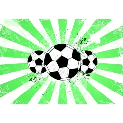 Fototapeta Gwiazdy Futbolu – Energia Sportu i Dynamizm Piłki Nożnej