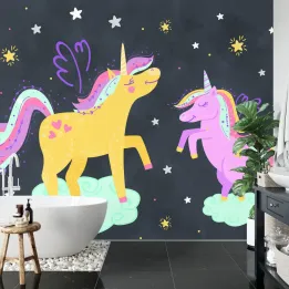 Fototapeta Ula La Unicornio & Lola – Jednorożec w Magiczny Las