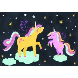 Fototapeta Ula La Unicornio & Lola – Jednorożec w Magiczny Las
