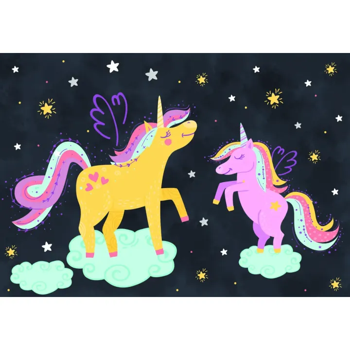 Fototapeta Ula La Unicornio & Lola – Jednorożec w Magiczny Las – produkt