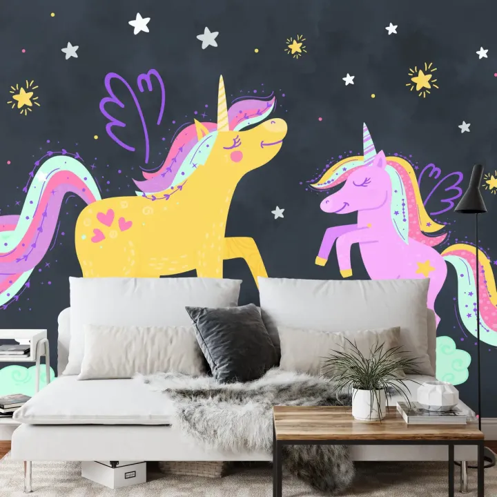 Fototapeta Ula La Unicornio & Lola – Jednorożec w Magiczny Las