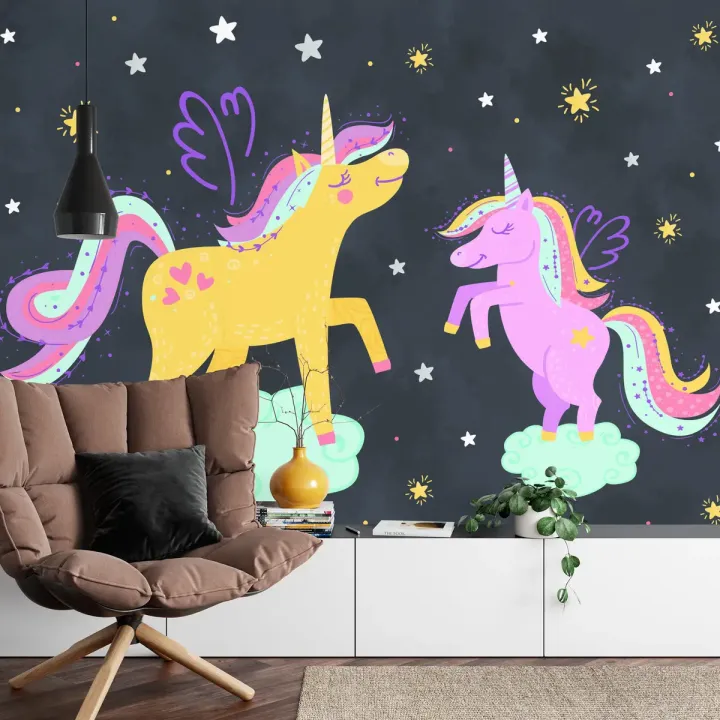 Fototapeta Ula La Unicornio & Lola – Jednorożec w Magiczny Las