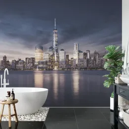 Fototapeta Wschód Słońca w Nowym Jorku – Skyline Manhattanu