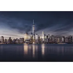Fototapeta Wschód Słońca w Nowym Jorku – Skyline Manhattanu