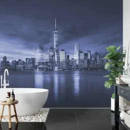 Fototapeta Wschód Słońca – Skyline Nowego Jorku i Manhattanu