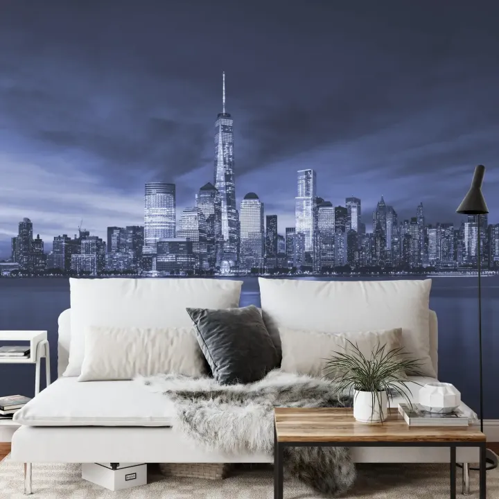 Fototapeta Wschód Słońca – Skyline Nowego Jorku i Manhattanu