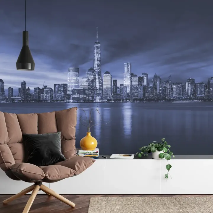 Fototapeta Wschód Słońca – Skyline Nowego Jorku i Manhattanu