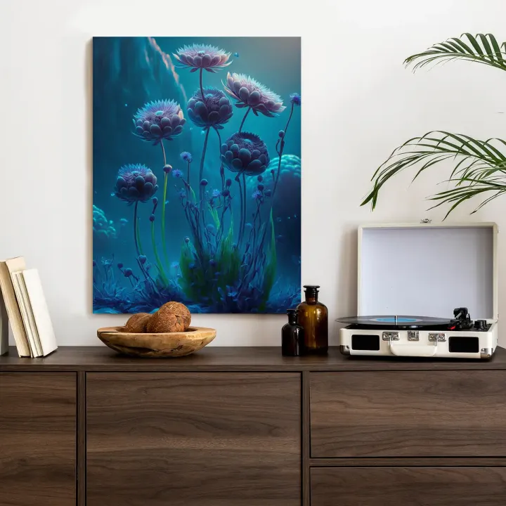Plakat Polne Kwiaty – Fantastyczna Flora w Stylu Fantasy
