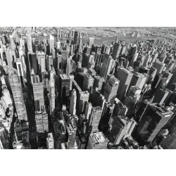 Fototapeta Las Wieżowców – Nowojorski Skyline w Czerni i Bieli