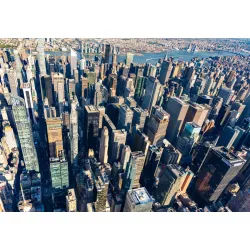 Fototapeta Las Wieżowców – Miejski Skyline i Nowoczesna Architektura