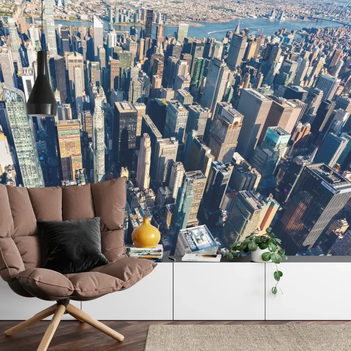 Fototapeta Las Wieżowców – Miejski Skyline i Nowoczesna Architektura