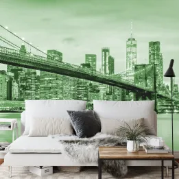 Fototapeta Nowy Jork – Most Brookliński i Skyline Manhattanu