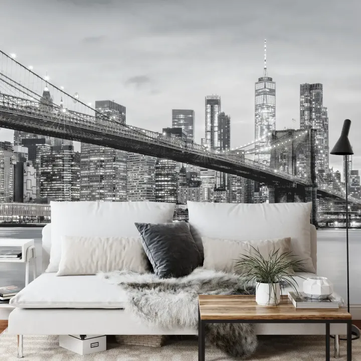 Fototapeta Brooklyn Bridge – Most Brookliński i Skyline Nowego Jorku
