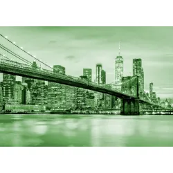 Fototapeta Nowy Jork – Most Brookliński i Skyline Manhattanu
