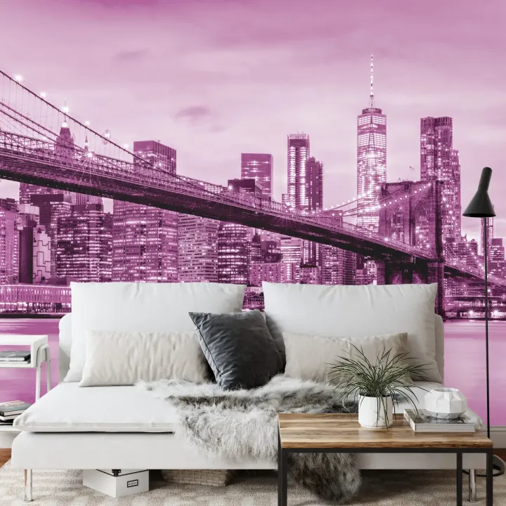 Fototapeta Brooklyn Bridge – Most Brookliński i Skyline Nowego Jorku