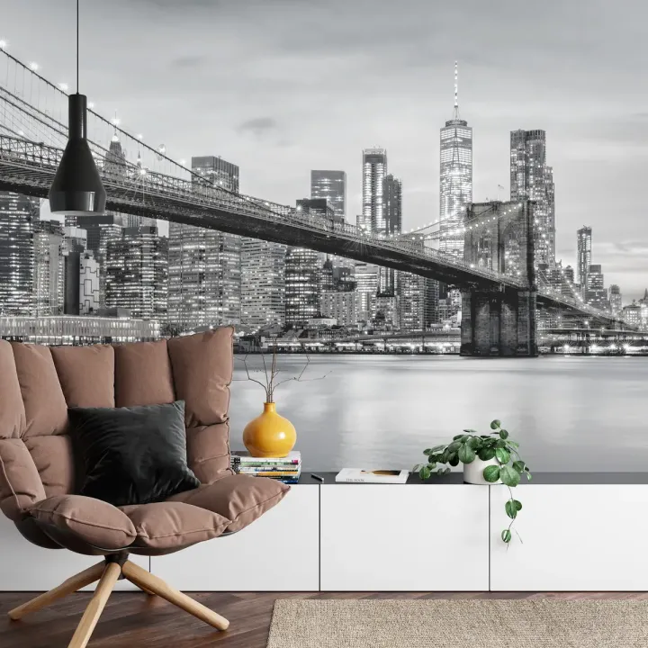Fototapeta Brooklyn Bridge – Most Brookliński i Skyline Nowego Jorku