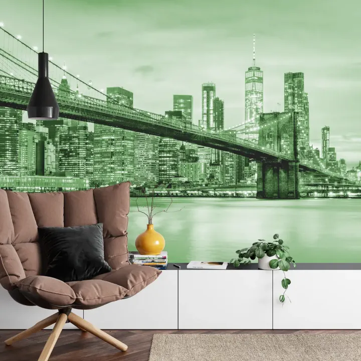 Fototapeta Nowy Jork – Most Brookliński i Skyline Manhattanu