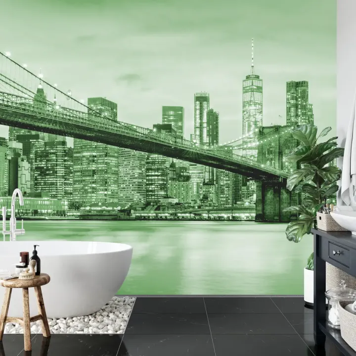 Fototapeta Nowy Jork – Most Brookliński i Skyline Manhattanu