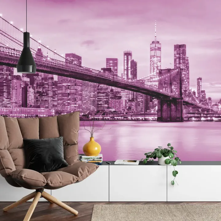 Fototapeta Brooklyn Bridge – Most Brookliński i Skyline Nowego Jorku