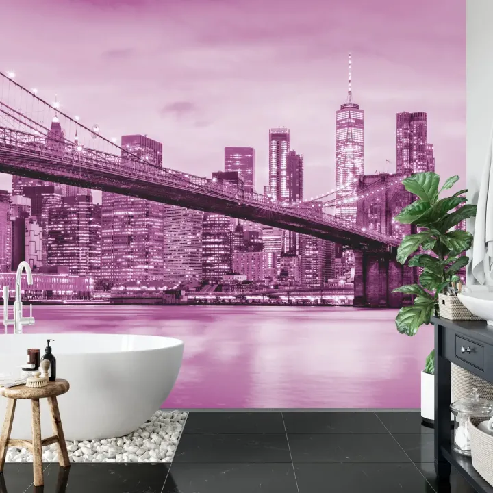 Fototapeta Brooklyn Bridge – Most Brookliński i Skyline Nowego Jorku