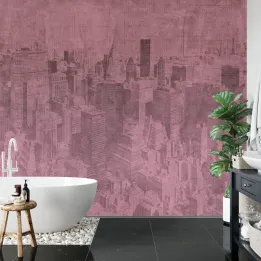 Fototapeta Nowy Jork Grunge – Miejski Skyline Manhattanu