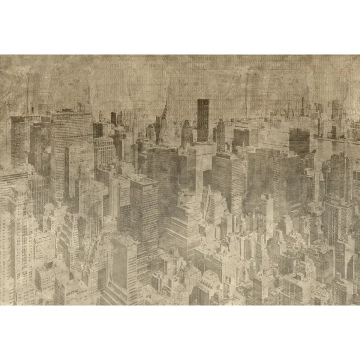 Fototapeta Nowy Jork – Manhattan w Stylu Grunge i Sepii – produkt