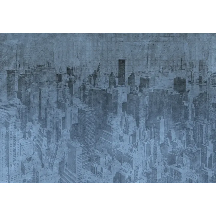 Fototapeta Nowy Jork – Grunge Skyline Manhattanu – produkt