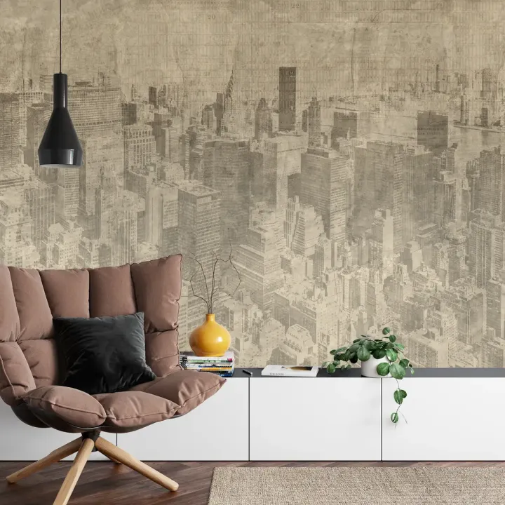 Fototapeta Nowy Jork – Manhattan w Stylu Grunge i Sepii