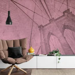 Fototapeta Most Brookliński – Grunge i Industrialny Styl Nowego Jorku