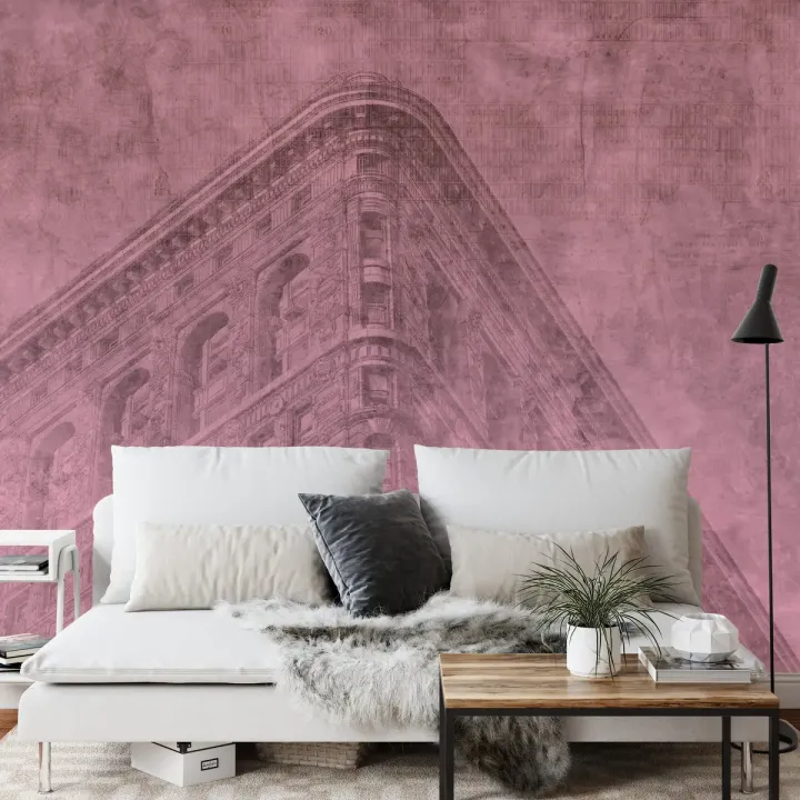 Fototapeta Nowy Jork Grunge – Miejski Skyline Manhattanu